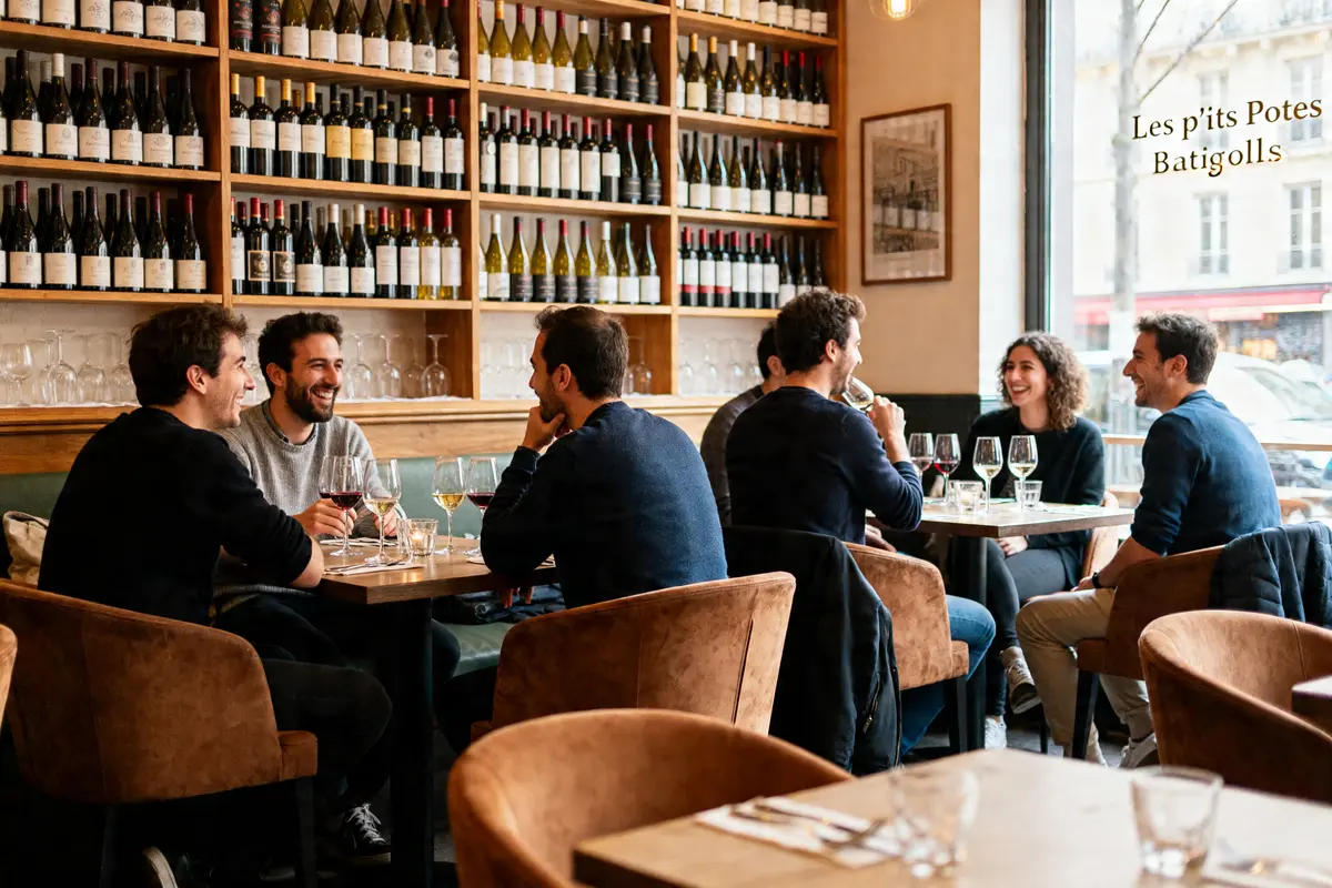 Les p’tits potes – Bar à vin de copains convivial à Paris