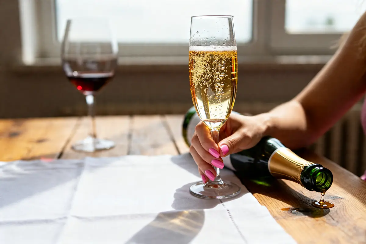 Calorie Champagne : combien de calories dans un verre