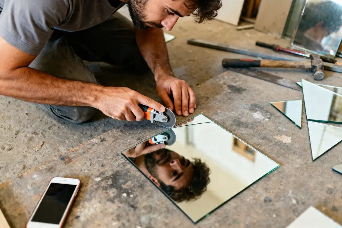 Comment couper un miroir proprement : Guide facile et pratique